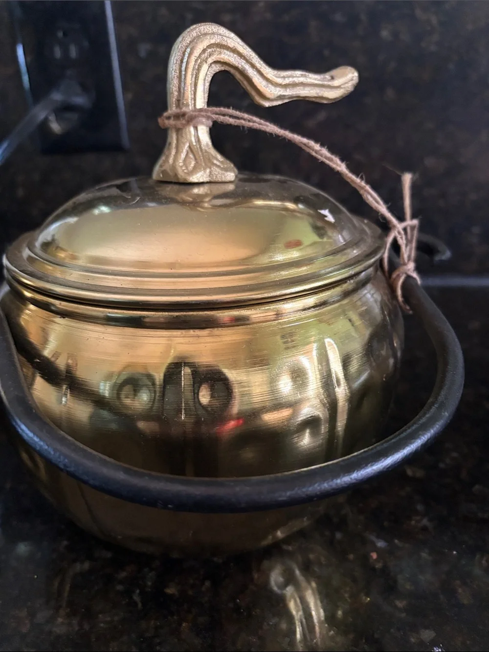Brass Color Pumpkin Jack-o'-Lantern